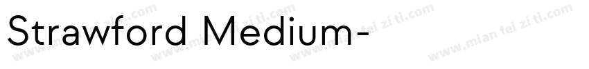 Strawford Medium字体转换